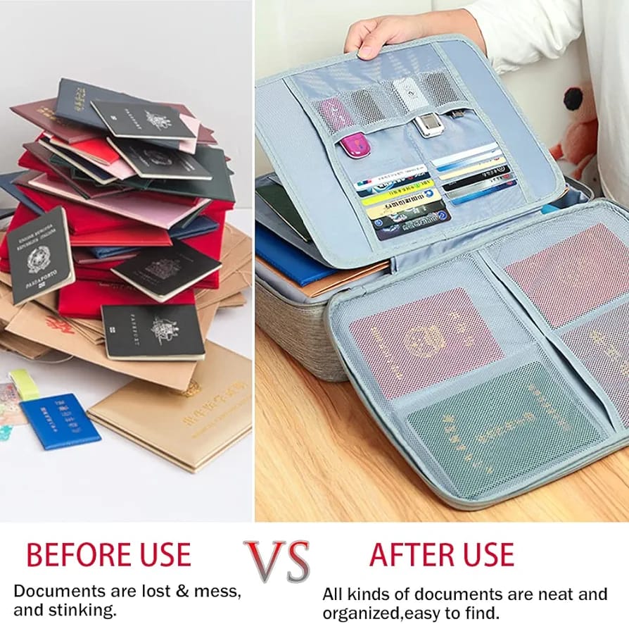 Multilayer Portable File Storage Bag, Portable Briefcase Hang Bag, High Quality Home Organizer Bag Multilayer Portable File Storage Bag, Portable Briefcase Hang Bag, High Quality Home Organizer Bag